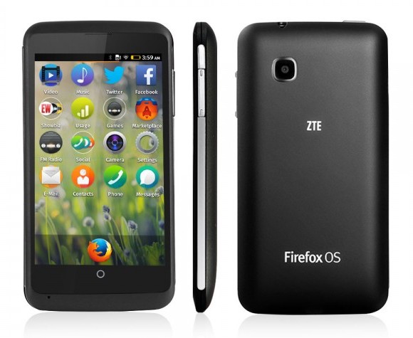 Первый смартфон на Firefox OS 1.3
