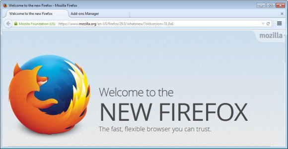 Вышел Firefox 29 с обновлённым графическим интерфейсом