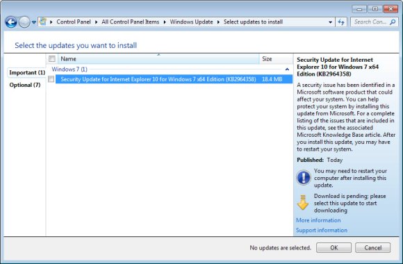 Экстренный патч для 0-day в IE, в том числе для Windows XP