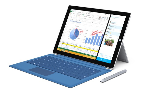 Microsoft анонсировала 12-дюймовый планшет Surface Pro 3