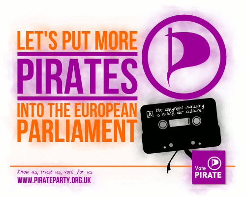 Пиратская партия намерена пройти в Европарламент